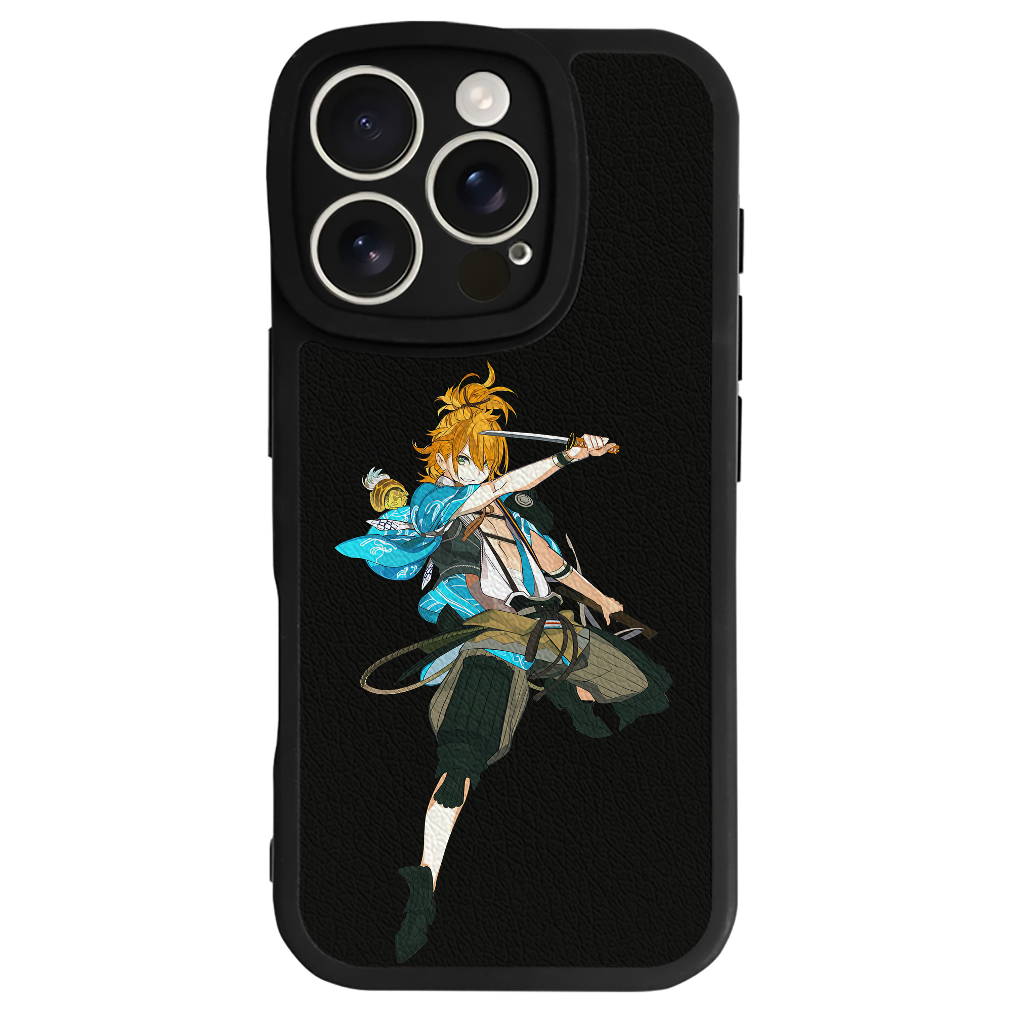 （画像用） 刀剣乱舞 Touken Ranbu 【iPhone 16シリーズ対応】シリコンスマホケース（レザー調） 材質：シリコン